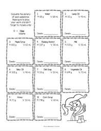 Exploring Density Worksheet Density Worksheet Worksheets Calculating Density