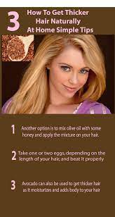 Banana contains minerals that help in the synthesis of collagen and make your hair thicker and stronger. Pin On Thinning Hair No More