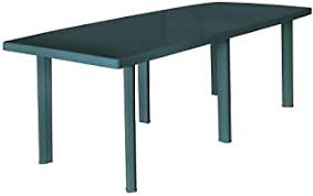 Amazon.com: Outdoor Tables - Green / Plastic / Tables / Patio Furniture &  Accessories: Patio, Lawn & Garden