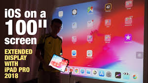 Ios On 100 Screen Ipad Pro 2018 With External Display Youtube