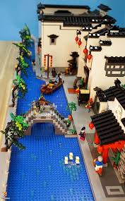 Canal Towns In South Of The Yangtze Lego Architecture Lego Lego Design