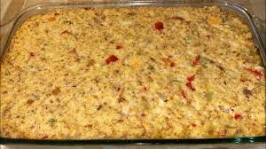 Add in the cream of shrimp and stir until heated Ep 416 Seafood Cornbread Dressing How To Make Seafood Cornbread Stuffing Youtube