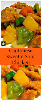Cut the chicken into small chunks and mix with the soy sauce and sesame oil. Cantonese Sweet And Sour Chicken Recipes Sweet N Sour Chicken Asian Recipes