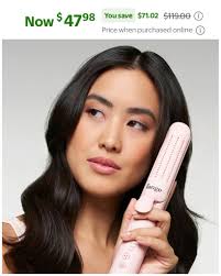 If you've been eyeing this down, now's the time — the L'ange Hair Le Duo  360 Airflow Styler Titanium Flat Iron (Blush) is ready to hit your cart.  $47.98 Shipped!