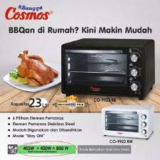 Resep ayam taliwang bakar oven. Cosmos Oven Listrik Co 9923 Rb Oven Listrik 23 Liter Co9923rb Dengan Rotisserie Panggang Ayam Terbaru Agustus 2021 Harga Murah Kualitas Terjamin Blibli