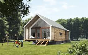 Maison Contemporaine Prefabriquee A Ossature Bois Par Ekoconcept 106 M Maison Prefabriquee Maison Prefabriquee Bois Autoconstruction Maison