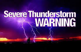 A severe thunderstorm warning is issued when severe thunderstorms are occurring or imminent in the warning area. Friday August 18th 7 56pm Severe Thunderstorm Warning Issued For Avalon Avalon New Jersey