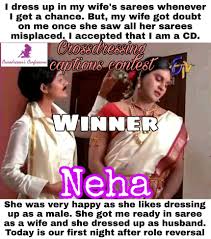 Crossdresser S Confessions Crossdressing Captions Contest Winning Caption By Neha Neha Congratulations Dear Facebook