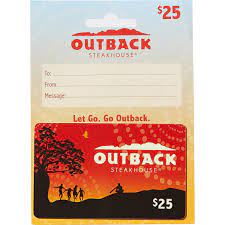 Using the card quickly prevents you from losing it. Outback Steakhouse Gift Card Entertainment Dining Food Gifts Shop The Exchange