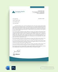 Written on company letterhead, bearing the. 17 Free Business Letterhead Templates Ms Word Ai Psd Purshology