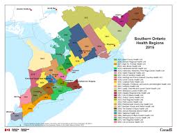 A healthy person can keep earning money so always put your health ahead of your financial needs. Map 7 Ontario Health Units Southern Ontario Health Regions 2015