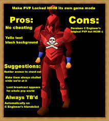 Make sure to follow these tips to ensure a safe environment Allow Players To Pick Pvp Locked When Making New Hcim 2007scape