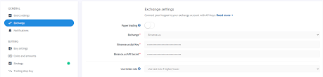 The platform accepts users from around the world and has. Connect Your Bot To Binance Us Cryptohopper Documentation