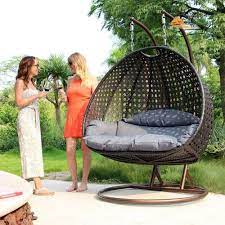 Great Joy 2 Seat Wicker Hanging Swing Chair Patio Furniture Level8plaza Com Https Www Level8plaza Com Patio Hanging Swing Chair Swinging Chair Wicker Swing