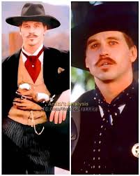 In Tombstone, Val Kilmer's performance as Doc Holliday was electric, but it  wasn't just his sharp tongue and swagger that made the role unforgettable.  Every detail, right down to his sidearms, was