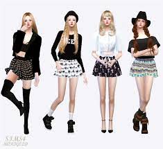 › the rags to riches challenge › aspiration mods for the sims 4 Sims 4 Korean Fashion Cc