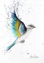 Australian Artist Ashvin Harrison Abstract Realism Paintings Nature Art Painting Bird Art Print Freedom Artwork