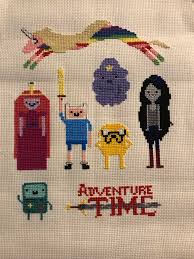 Maybe you would like to learn more about one of these? Fo 8 Bit Adventure Time Crossstitch