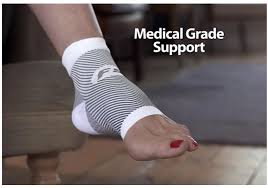 fs6 foot compression sleeve for plantar fasciiti white