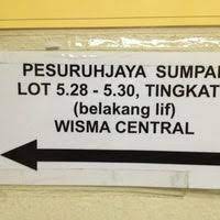 Using elevator to level 5. Pesuruhjaya Sumpah Kuala Lumpur City Center Wisma Central