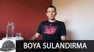 10 kg su bazlı tavan boyasına ne kadar su eklenir? Boyaya Ne Kadar Su Katilir Youtube