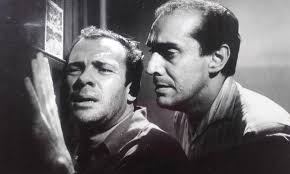 TITO ALONSO y BETO GIANOLA en "Procesado 1040" (Rubén Cavallotti, 1958)  BETO GIANOLA (1922-1981) filmó 40 películas, las más notables “La casa del  ángel”, “El secuestrador”, “Rosaura a las diez”, “Detrás de