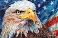American Bald Eagle Painting by Tina LeCour - Fine Art America