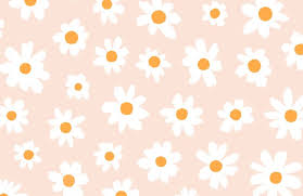 Try it out with peel and stick wallpaper. Pink White Retro Daisy Wallpaper Mural Hovia Ie