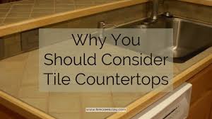 ceramic tile countertops add beauty and