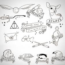 Vivi Pat Adli Kullanicinin Harry Potter Panosundaki Pin Harry Potter Dovmeleri Cizimler Cizim Fikirleri