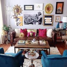 25 Amazing Pieces You D Never Guess Were From Homegoods Living Room Decor Eclectic Brown Sofa Living Room Eclectic Living Room