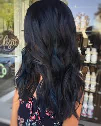 Black Hair With Highlights Blonde Red Brown Caramel Blue And Purple Hints For A Stunning L Blue Hair Highlights Black Hair With Highlights Hair Highlights