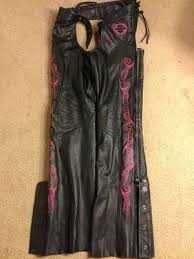 Womens Harley Davidson Blissful Leather Chaps Sz S Small