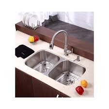 kraus stainless steel kitchen faucet