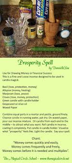 Prosperity Spell Candle Magick Kitchen Witch By Danniellerae The Magical Circle School Www Themagicalcircle Candle Spells Prosperity Spell Luck Spells