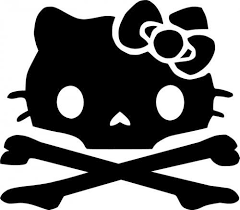 She is in midmeal, with her victim's face just below. Hello Kitty Skull Cute Pumpkin Carving Idea Hello Kitty Pumpkin Hello Kitty Tattoos Hello Kitty