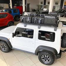 front runner on white suzuki jimny 4x4 ピックアップトラック ジムニーシエラ シエラ