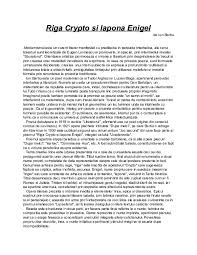 King crypto and laplander enigel. Riga Crypto Si Lapona Enigel Ana Maria LepÄdatu Academia Edu