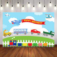 On this article we are going to show you 10 remarkable ideas for train party foods: Boys Car Background Happy Brithday Party Backdrop Plane Ship Train Bus Transportation Birthday Theme Party Decoration Prop Background Aliexpress