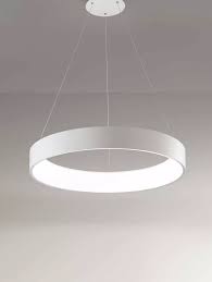 Vendita online di lampade da soffitto e plafoniere moderne. Grande Lampadario Moderno Led 90w 3200k Cerchio Bianco Per Salotto Band Diodi 2071