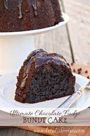 Ultimate Chocolate Fudge Bundt Cake Recipe Desserts Chocolate Desserts Chocolate Cake Recipe