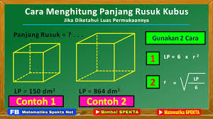 Jul 03, 2021 · rumus volume kubus. Cara Menghitung Panjang Rusuk Kubus Jika Diketahui Luas Permukaan Youtube