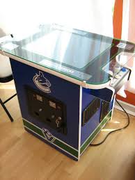 The Canucks Cocktail Cabinet Cocktail Cabinet Diy Arcade Cabinet Arcade