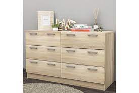 Explore the larsson collection online and in store. 6 Drawers Chest Of Drawers Tallboy Dresser Table Cabinet Storage Cupboard Oak Au Matt Blatt