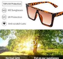 Amazon.com: QYVEWY 3 Pack Oversized Square Sunglasses for ...