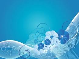 Blue Flower Design Ppt Backgrounds Blue Flowers Background Flower Backgrounds Free Vector Backgrounds