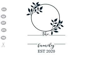 Download Family Monogram Template Svg Design