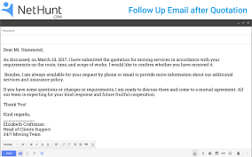 A response to a query/complaint email sample 5: Sample Email To Send Quotation To Client