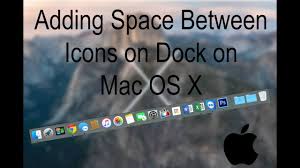 You can do this with a blank space. How To Add Space Between Icons On Dock On Mac Igeeksblog