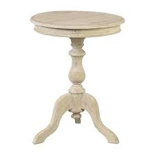 East At Main Natural With Kubu Wash Wood Round End Table Lowes Com Side Table End Tables East At Main